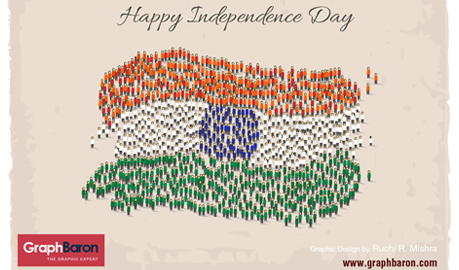 Happy Independence Day Graphic Design, Micro-content design, social media post design, small info-graphic design