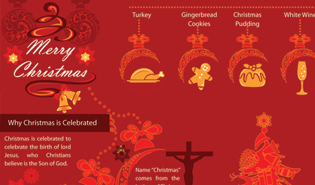 Christmas Infographic Design, Infographic Designers Delhi, Infographic Designers Delhi India