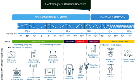 Electromagnatic Radiation Spectrum Infographic Design, Radiation Spectrum Infographic Design, Beetroot Infographic Design, Infographic Designers Delhi, Infographic Designers Delhi India
