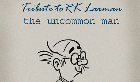 Tribute to RK Laxman Graphic