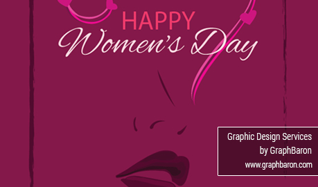 Happy Womens Day! Graphic, Micro-content design, social media post design, small info-graphic design