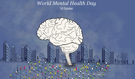 World Mental Health Day Graphic, Micro-content design, social media post design, small info-graphic design